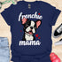 Frenchie Mama - V6 - Smiling Graphic T-Shirt